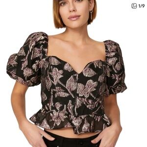 ASTR Sidney Corset Blouse Size XS